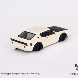 Mini GT 1/64 Nissan Skyline Kenmeri Liberty Walk White MGT00702 - Görsel 4
