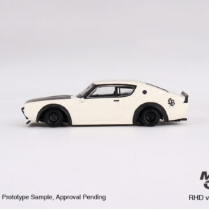 Mini GT 1/64 Nissan Skyline Kenmeri Liberty Walk White MGT00702 - Görsel 3