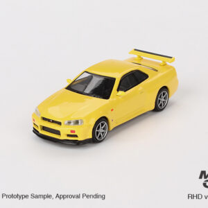 Mini GT 1/64 Nissan Skyline GT-R (R34) V-Spec Lightning Yellow MGT00762 - Görsel 2