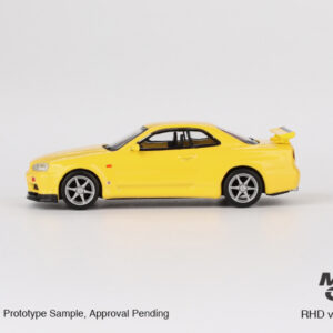 Mini GT 1/64 Nissan Skyline GT-R (R34) V-Spec Lightning Yellow MGT00762 - Görsel 3