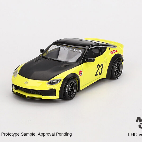 Mini GT 1/64 Nissan Z LB★NATION WORKS Ikazuchi Yellow MGT00826 - Görsel 2