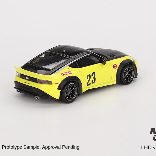 Mini GT 1/64 Nissan Z LB★NATION WORKS Ikazuchi Yellow MGT00826 - Görsel 4