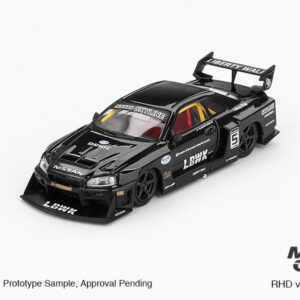 Mini GT 1/64 Nissan LB-ER34 Super Silhouette SKYLINE Black MGT00844 - Görsel 2