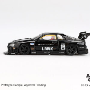 Mini GT 1/64 Nissan LB-ER34 Super Silhouette SKYLINE Black MGT00844 - Görsel 3
