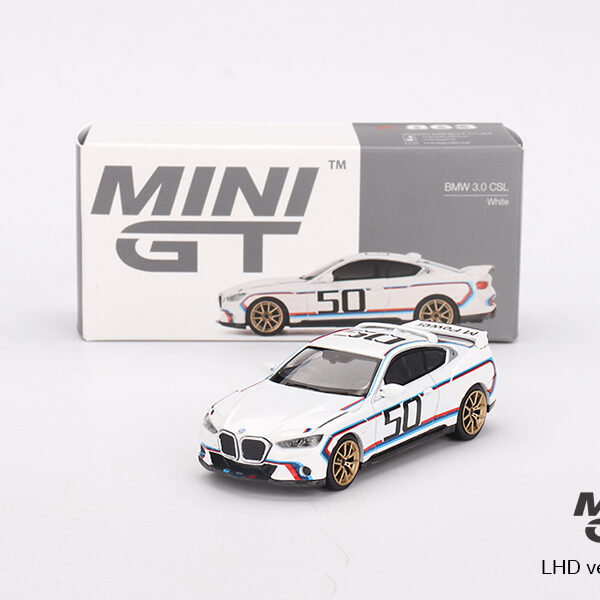 Mini GT 1/64 BMW 3.0 CSL White MGT00863