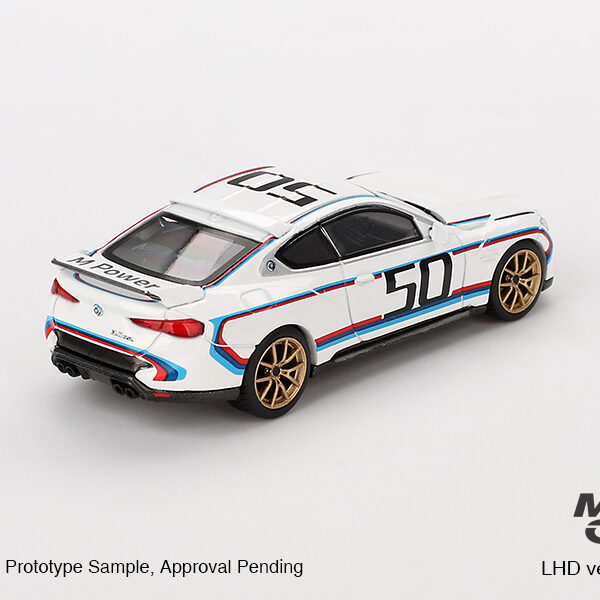 Mini GT 1/64 BMW 3.0 CSL White MGT00863 - Görsel 4