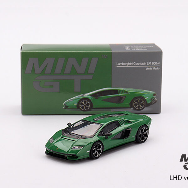 Mini GT 1/64 Lamborghini Countach LPI 800-4 Verde Medio MGT00976