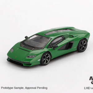 Mini GT 1/64 Lamborghini Countach LPI 800-4 Verde Medio MGT00976 - Görsel 2