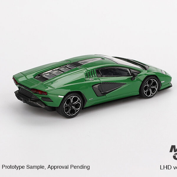 Mini GT 1/64 Lamborghini Countach LPI 800-4 Verde Medio MGT00976 - Görsel 4