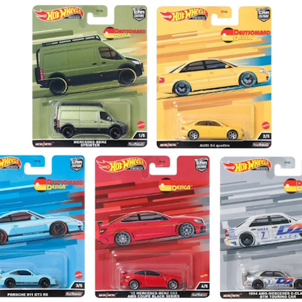 Hot Wheels Premium Deutschland Design Set