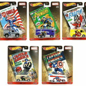 Hot Wheels Premium 2021 Pop Culture Marvel Comics Complete Set