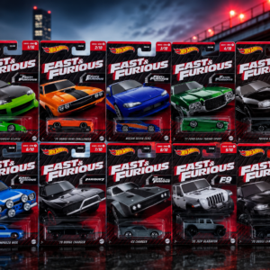 Hot Wheels Fast&Furious Temalı Araçlar 10'lu Set Seri 1