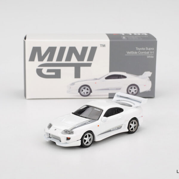 Mini GT 1/64 Toyota Supra VeilSide Combat V-I White MGT01104