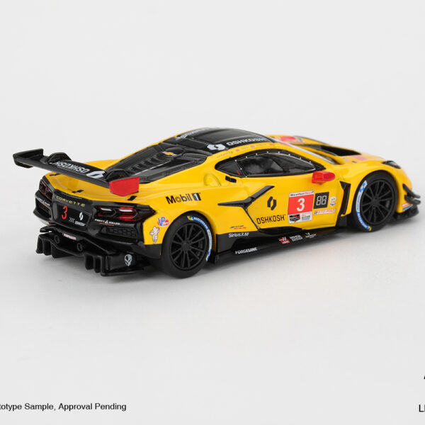 Mini GT 1/64 Chevrolet Corvette Z06 GT3 Corvette Racing by Pratt Miller Motorsports 2025 IMSA Daytona 24 Hrs MGT01168 - Görsel 2
