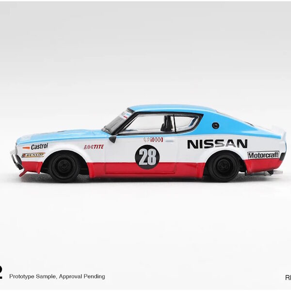 Mini GT 1/64 Nissan Skyline Kenmeri Liberty Walk Nissan Racing '75 concept MGT01212 - Görsel 3