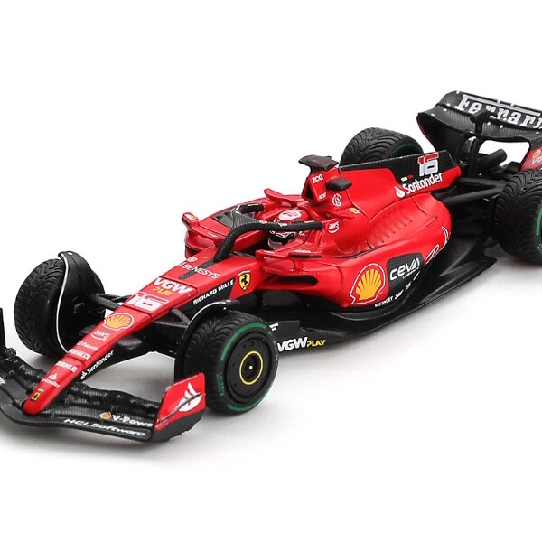 Mini GT 1/64 BBR Ferrari SF23 C. Leclerc 2023 Monaco GP BBRFER64022 - Görsel 1