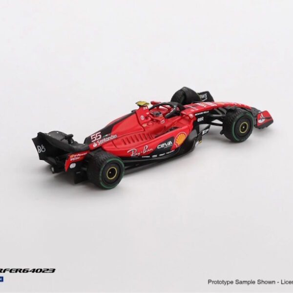 Mini GT 1/64 BBR Ferrari SF23 #55 C. Sainz 2023 Monaco GP BBRFER64023 - Görsel 2